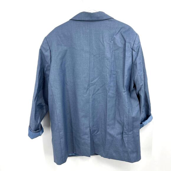 Lioness Welcome Jungle Light Baby Blue Oversized Blazer Light Academia Preppy 12 - Picture 5 of 8